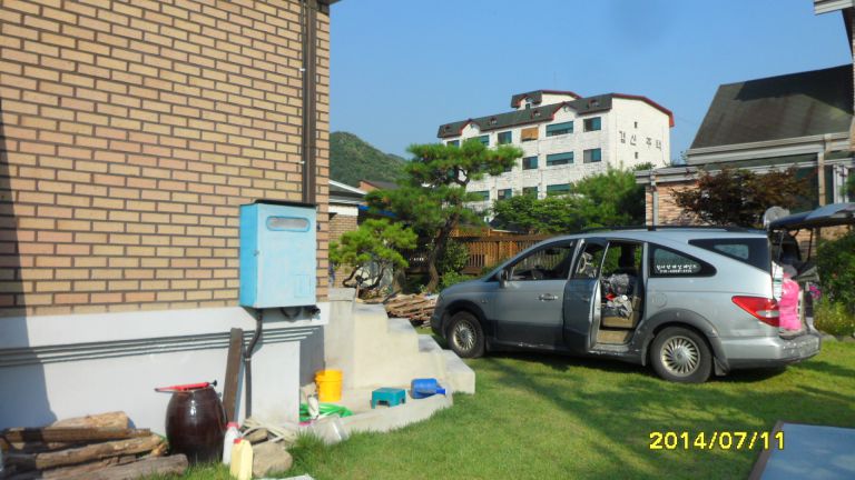 광주시 퇴촌면 관움리 전원주택 작업 사진입니다.